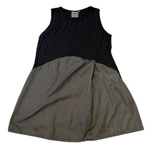 Zeaberg Vortex Black And Grey Sleeveless Tunic